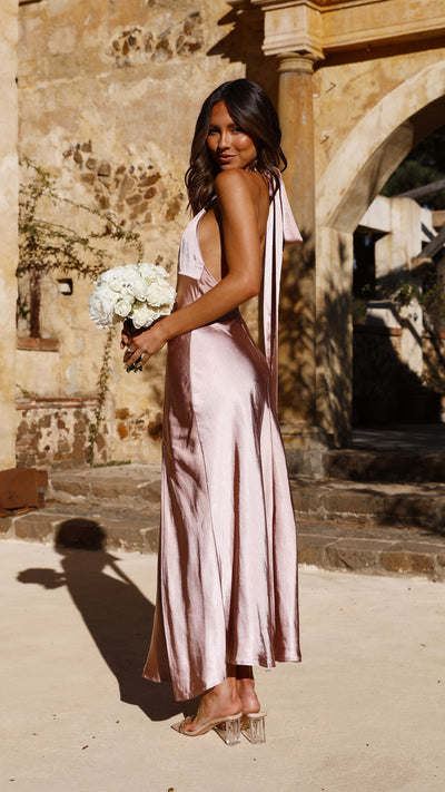 Load image into Gallery viewer, Amalia Maxi Dress - Dusty Pink - Billy J
