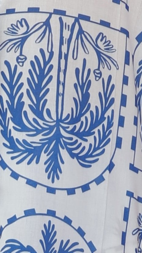 Bondi Shirt - Blue/White Print