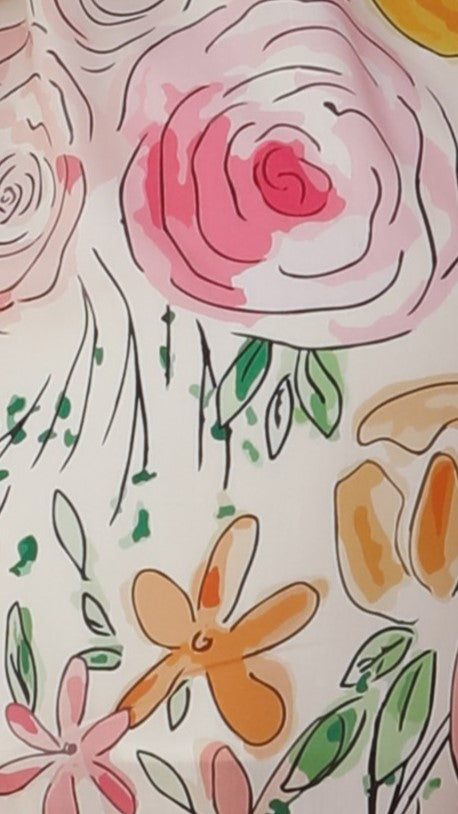 Abriella Playsuit - Watercolour Floral