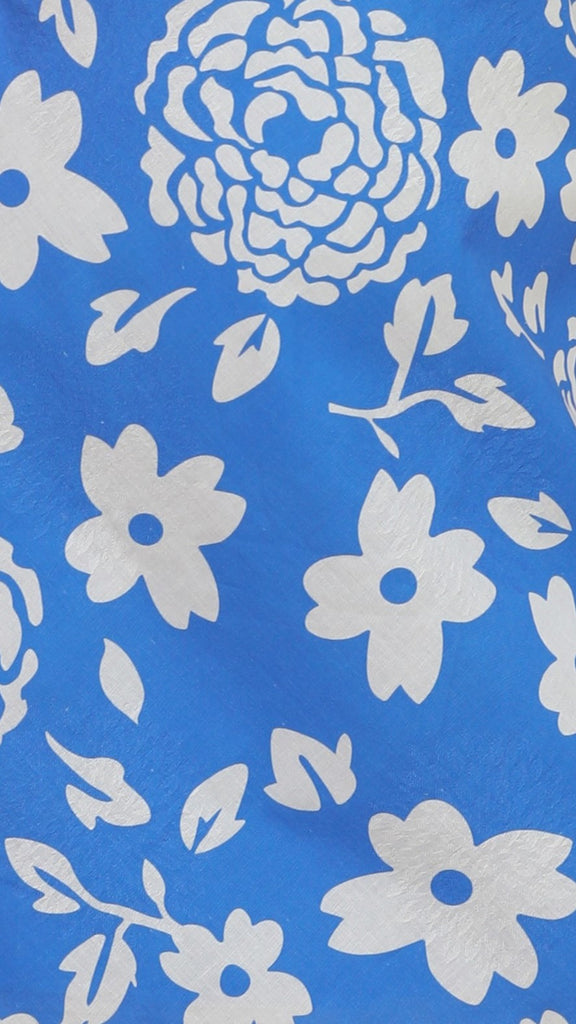 Delilah Mini Dress - Blue Floral - Billy J