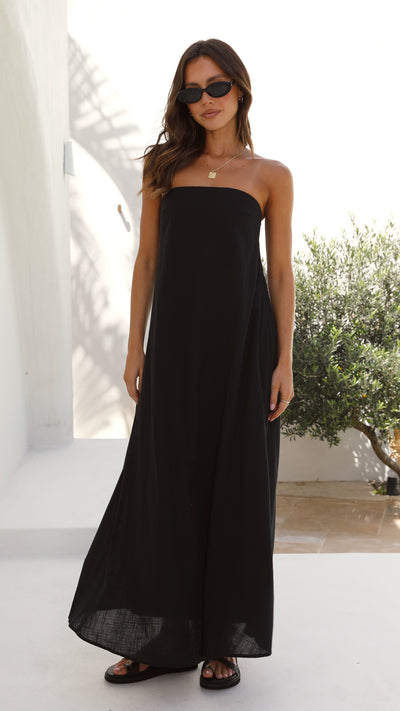 Load image into Gallery viewer, Connie Maxi Dress - Black - Billy J
