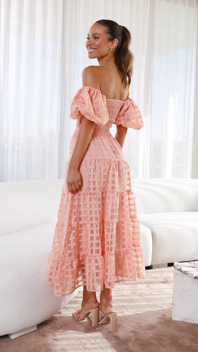 Load image into Gallery viewer, Deemi Maxi Dress - Peach
