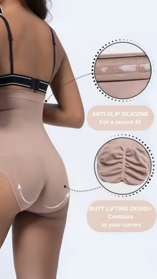 BZEZ Smoothing Sculpt High-Waisted Brief - Bare - Billy J