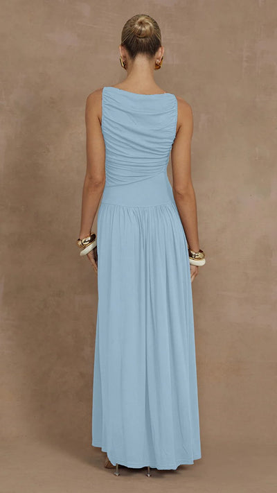 Load image into Gallery viewer, Nalla Maxi Dress - Ice Blue - Billy J
