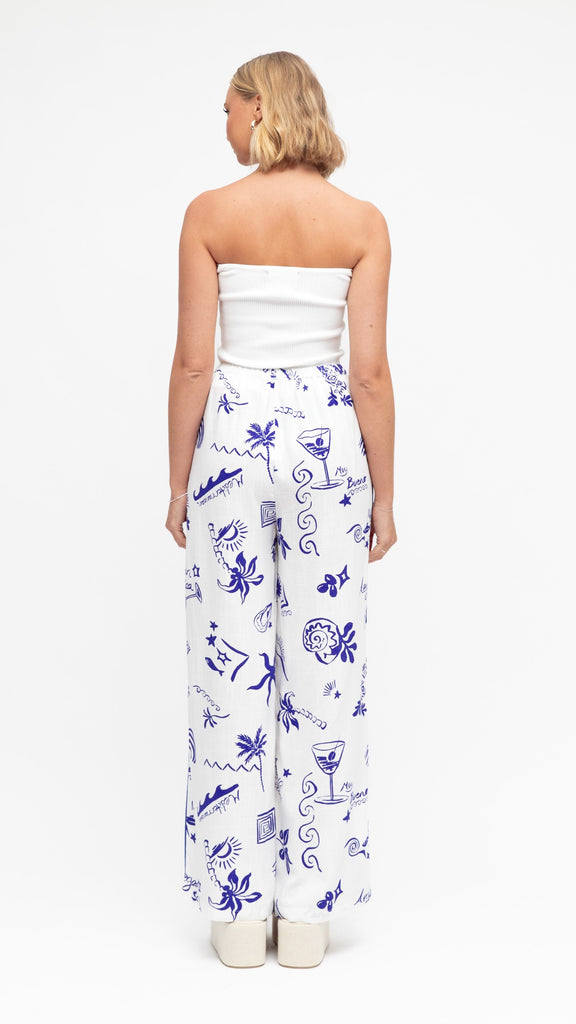 Dalinda Pants - Biaritz Print - Billy J