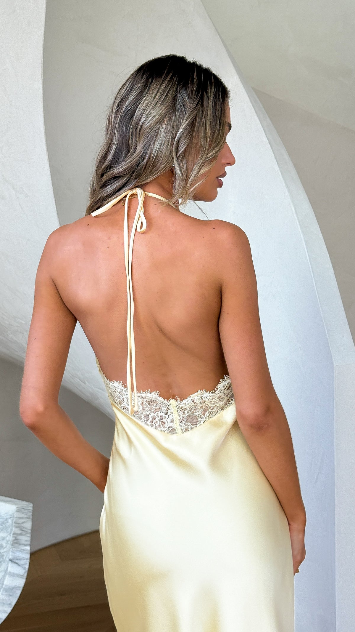 Harlow Maxi Dress - Yellow - Billy J