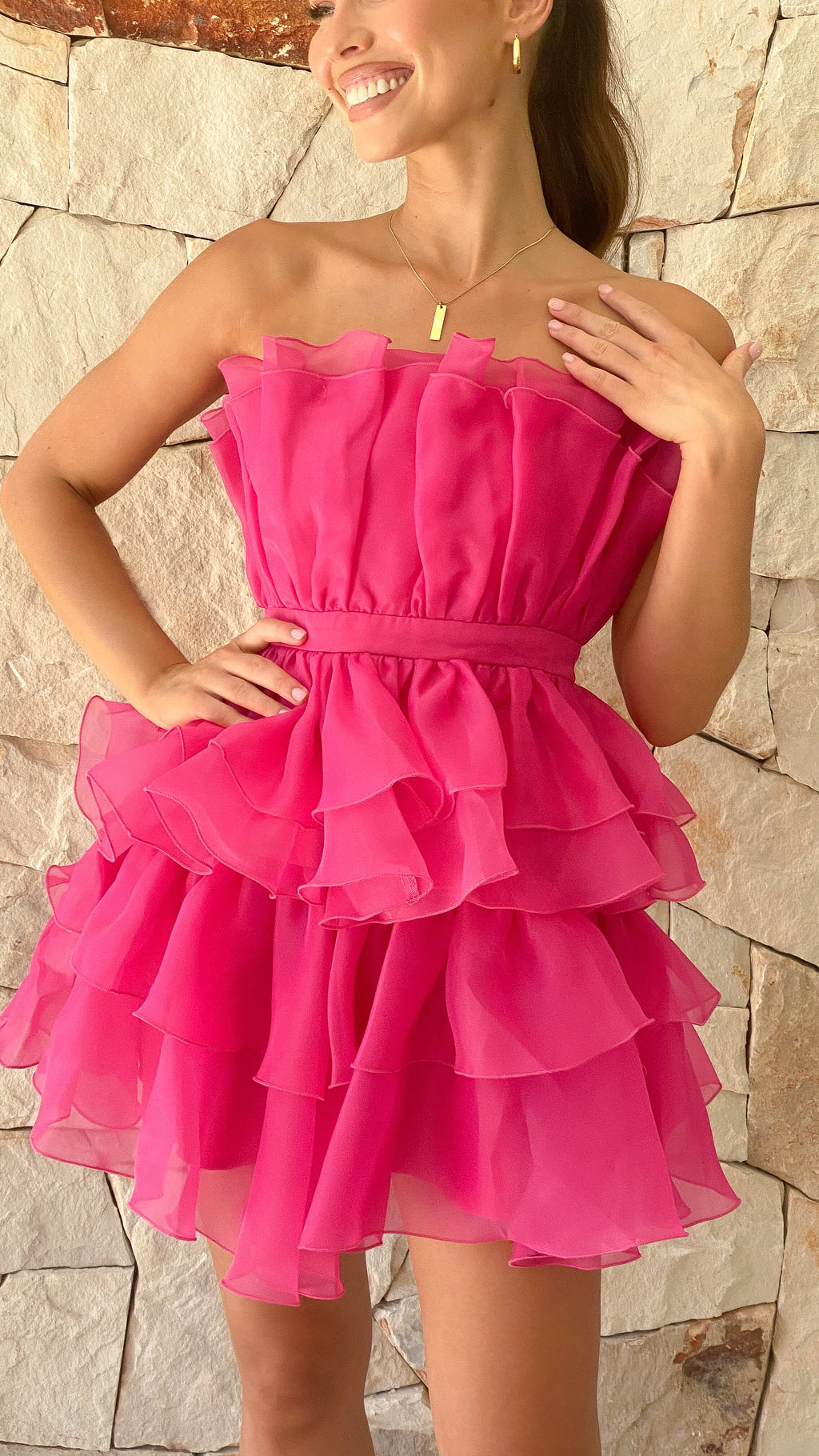 Vallerina Mini Dress - Pink