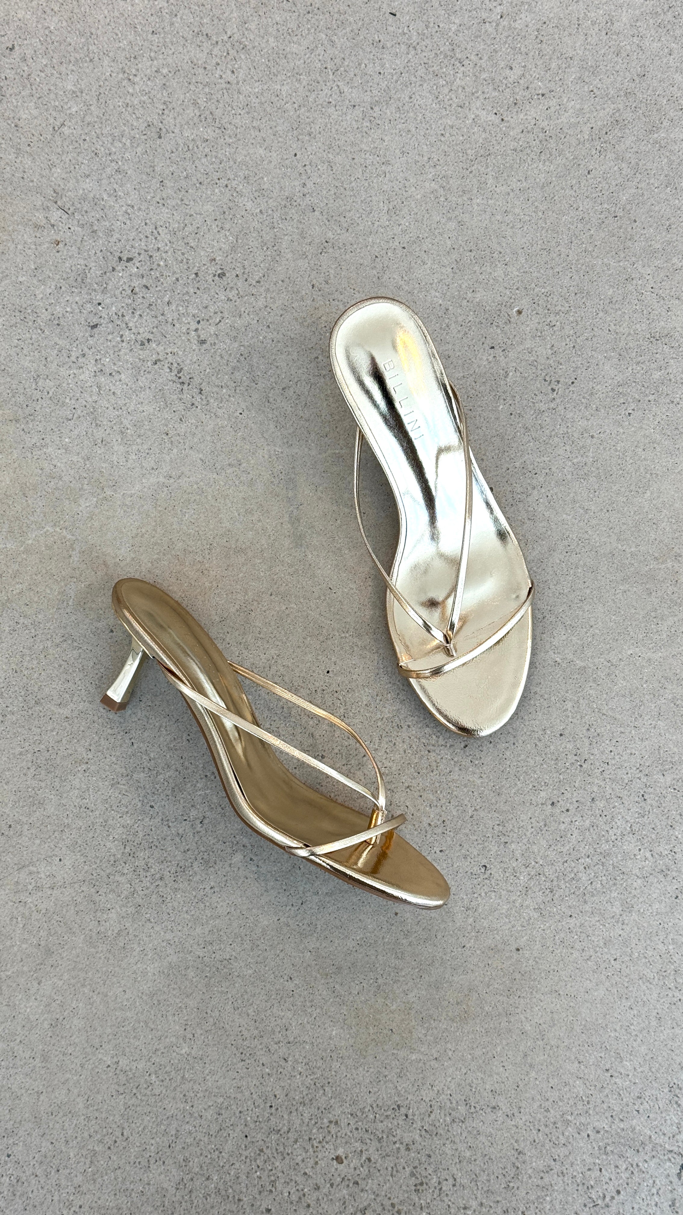 Gillie Heel - Gold Metallic - Billy J