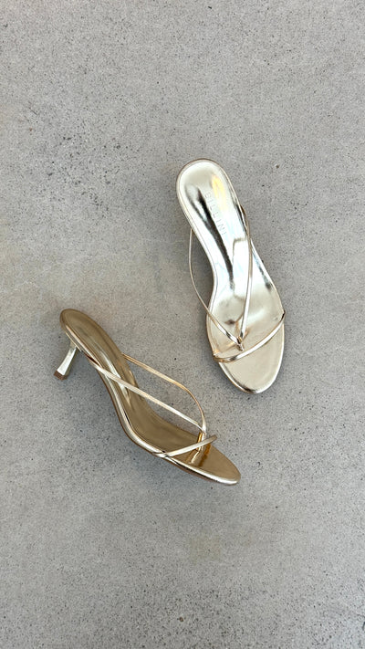 Load image into Gallery viewer, Gillie Heel - Gold Metallic - Billy J
