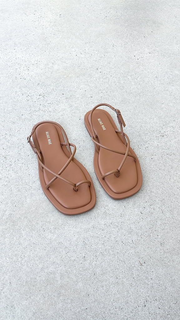 Kendall Sandal - Pecan Leather - Billy J