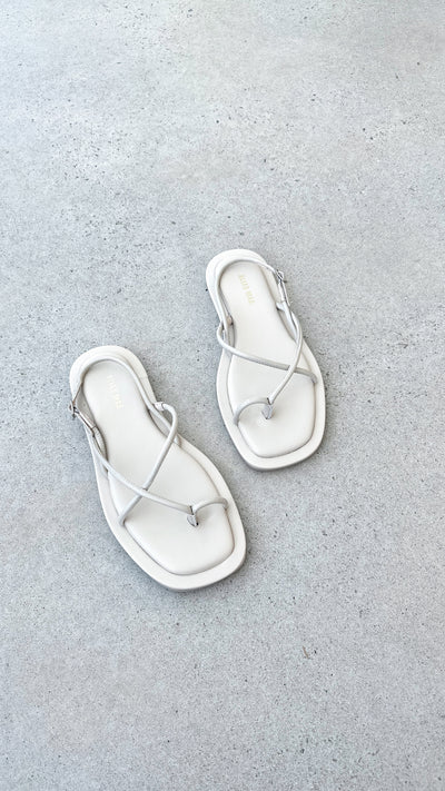 Load image into Gallery viewer, Kendall Sandal - Bone Leather - Billy J
