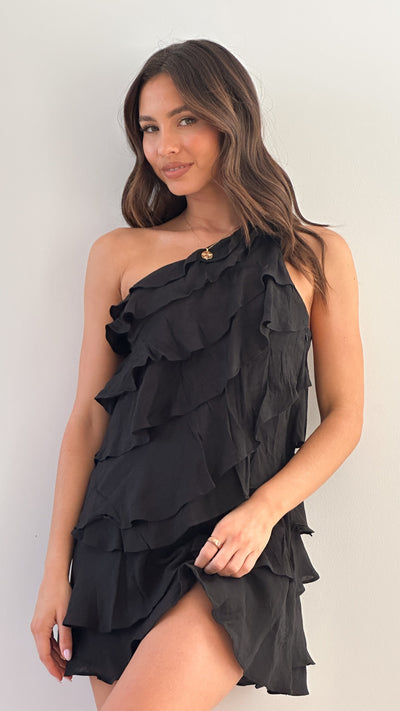 Load image into Gallery viewer, Cassidi Mini Dress - Black

