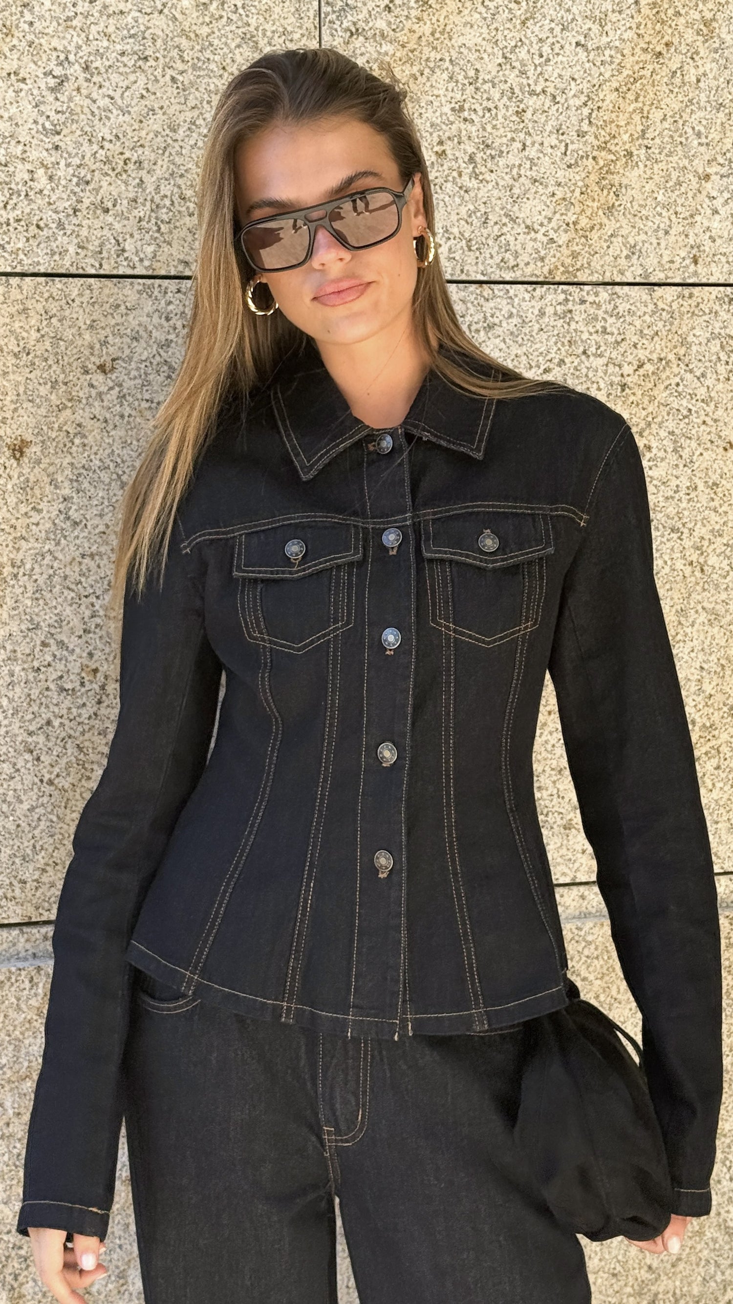 Rider Denim Jacket - Indigo - Billy J