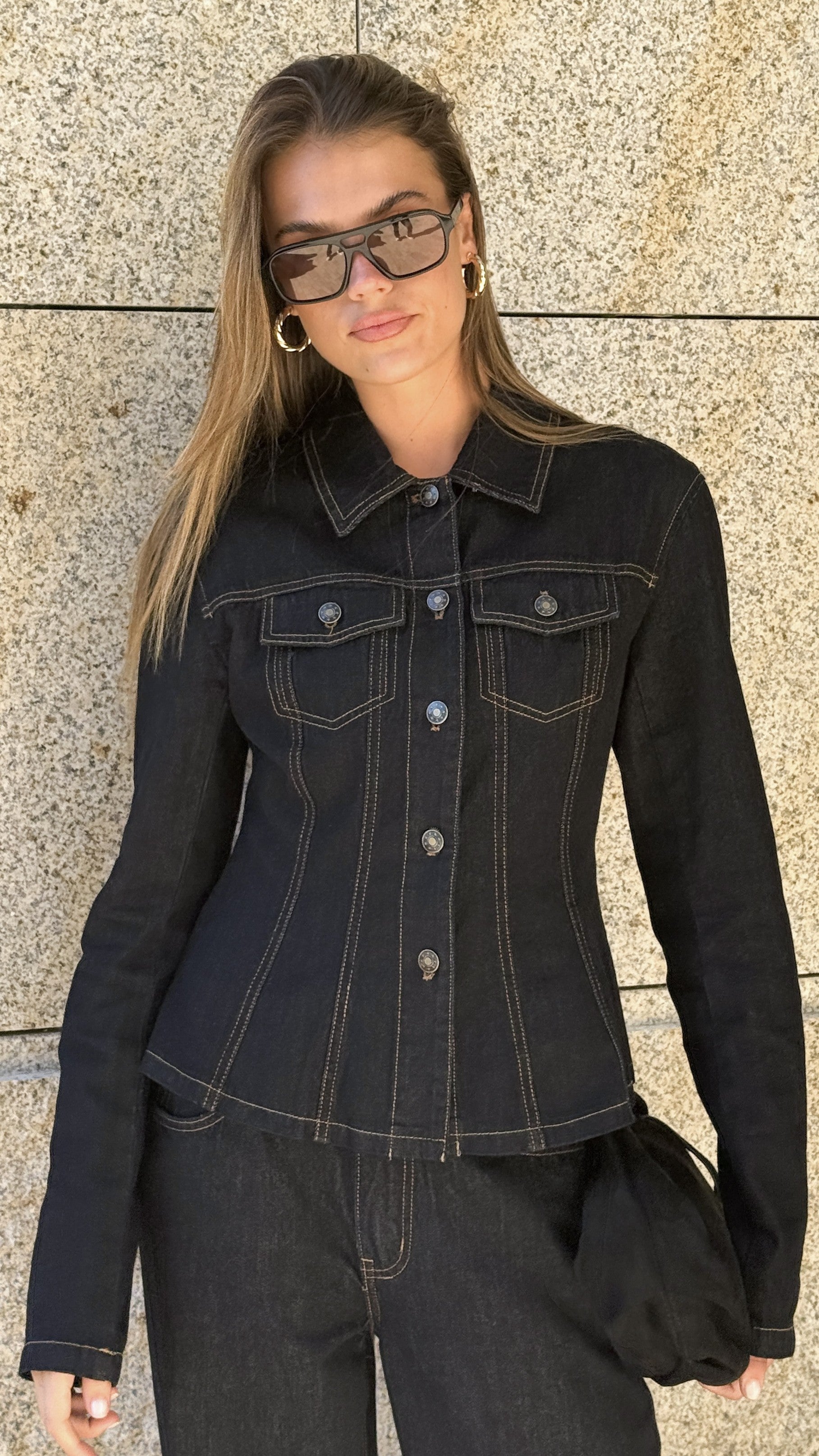Rider Denim Jacket - Indigo - Billy J