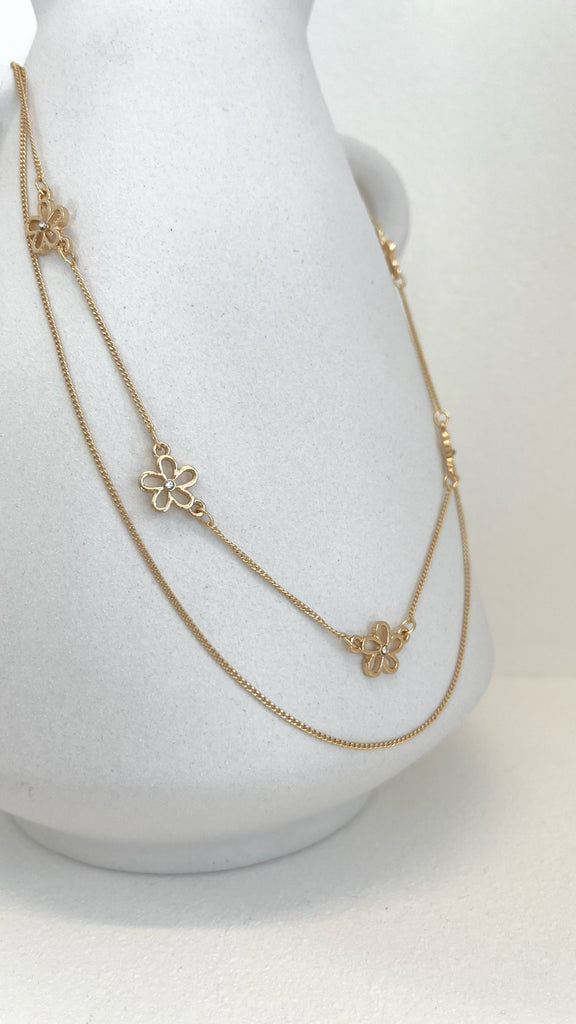 Daisey Necklace Set - Gold