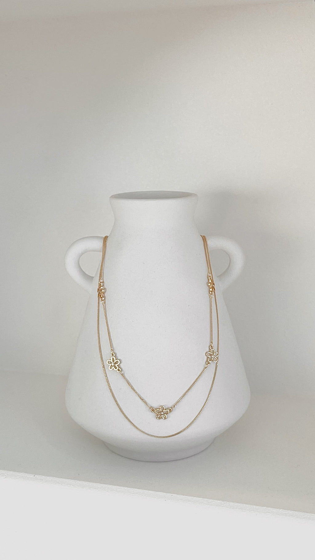 Daisey Necklace Set - Gold