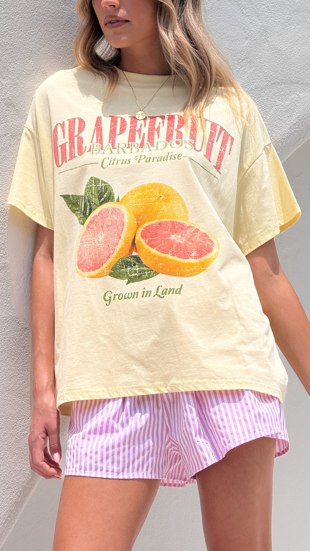 Grapefruit Paradise Set - Yellow/Pink - Billy J