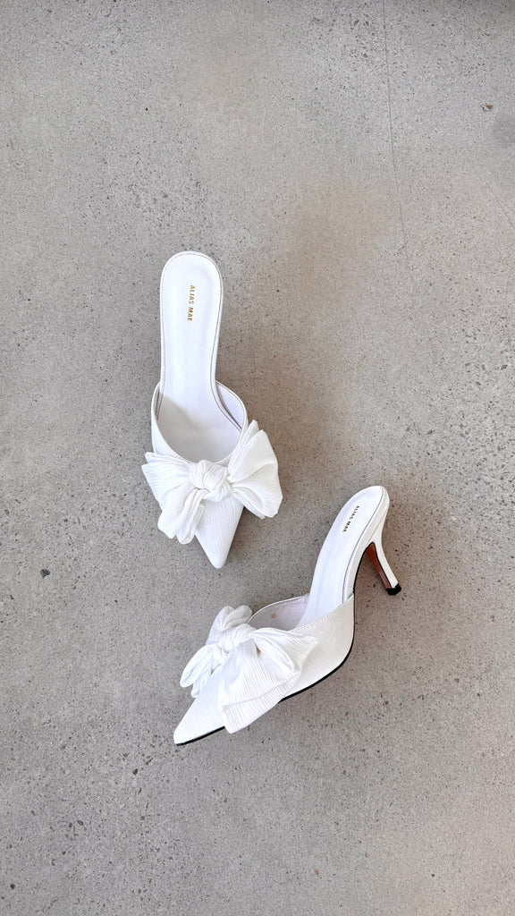 Fae Heel - Ivory Satin - Billy J