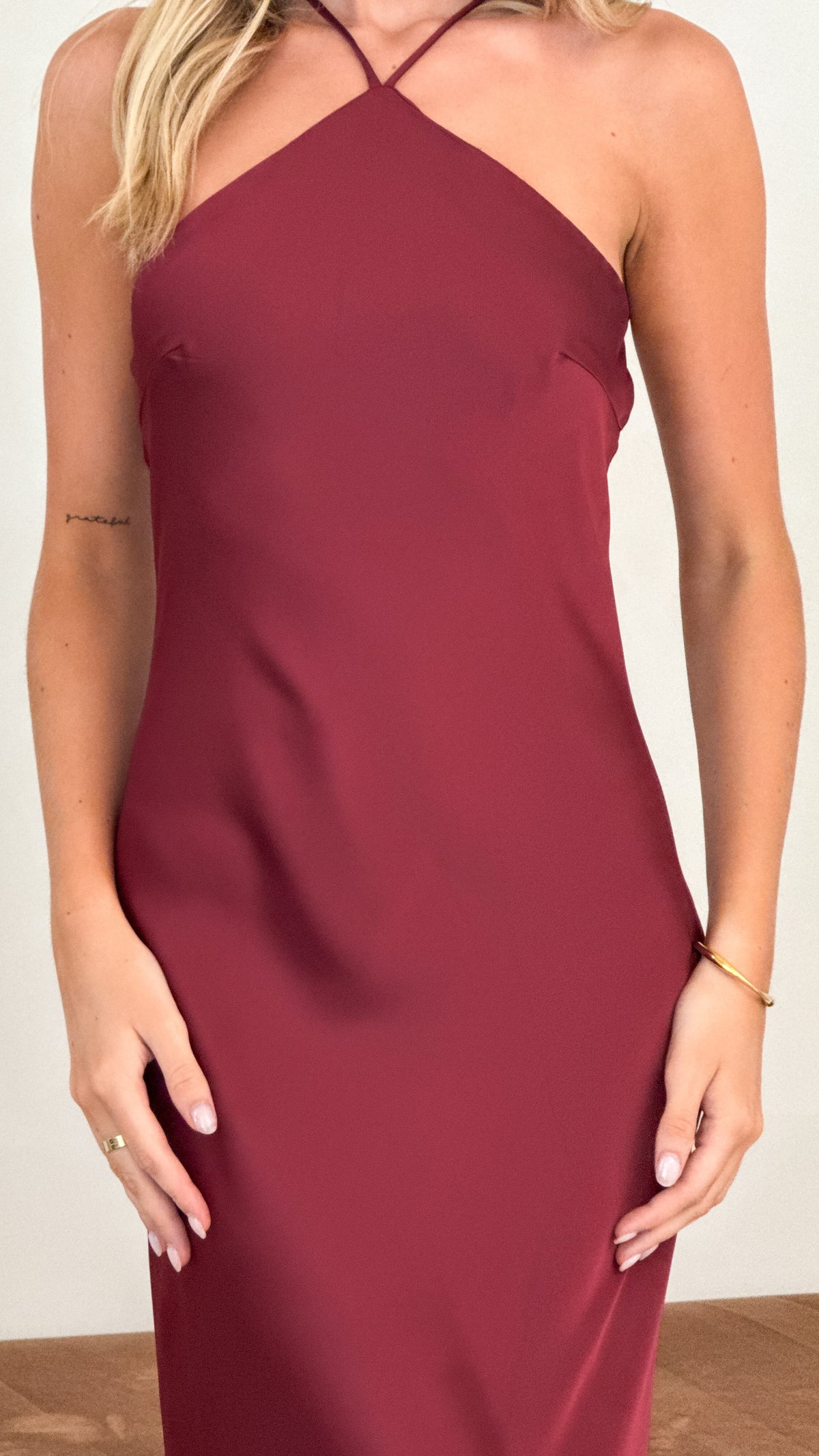 Chiara Maxi Dress - Wine - Buy Women's Dresses - Billy J