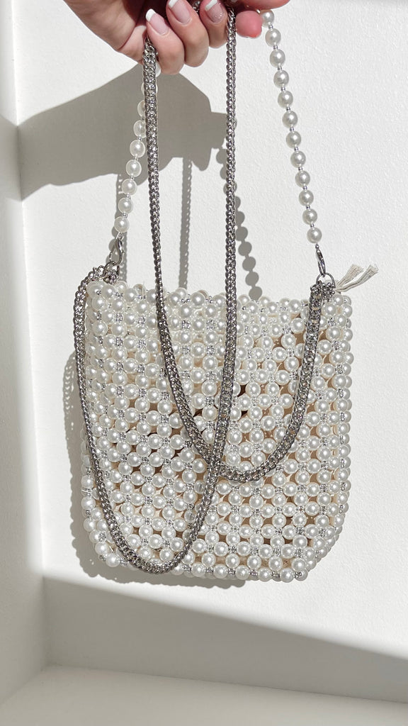 ZARA Pearl Bucket Bags for Women