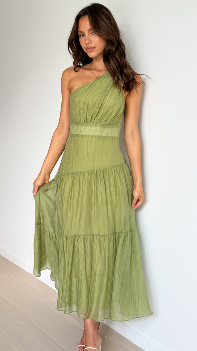 Load image into Gallery viewer, Jayma Maxi Dress - Olive
