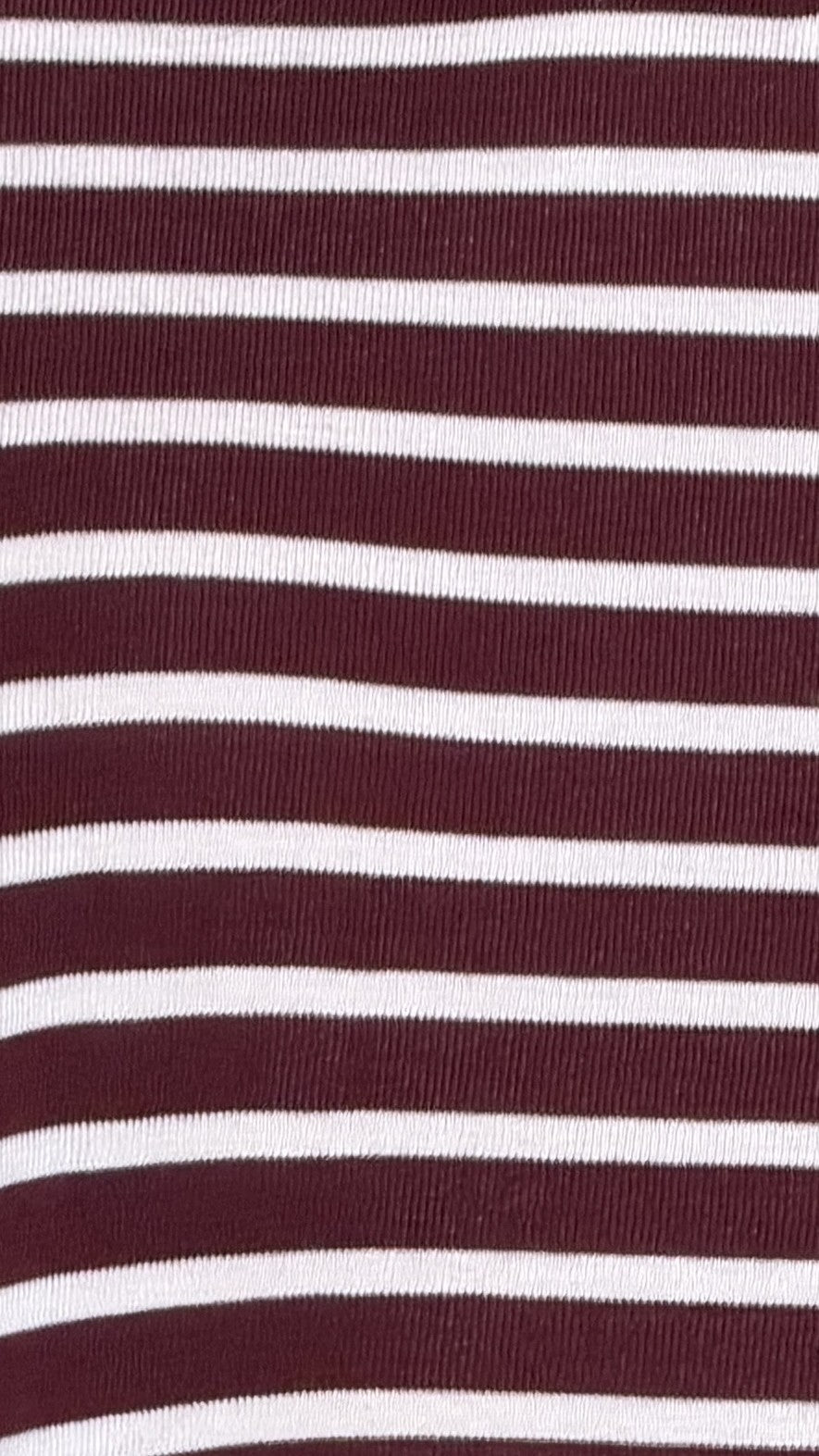 Flossie Long Sleeve Top and Shorts Set - Burgundy/Beige Stripe - Billy J