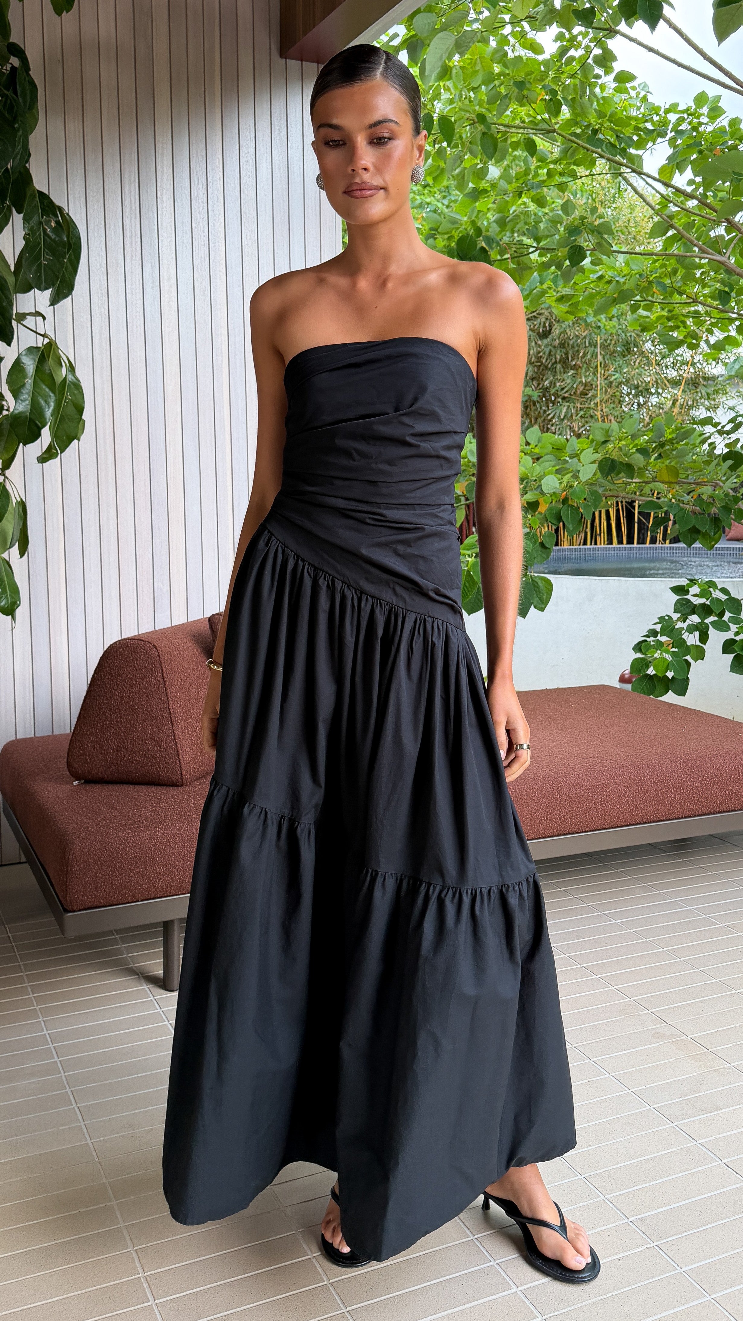 Lola Maxi Dress - Black - Billy J