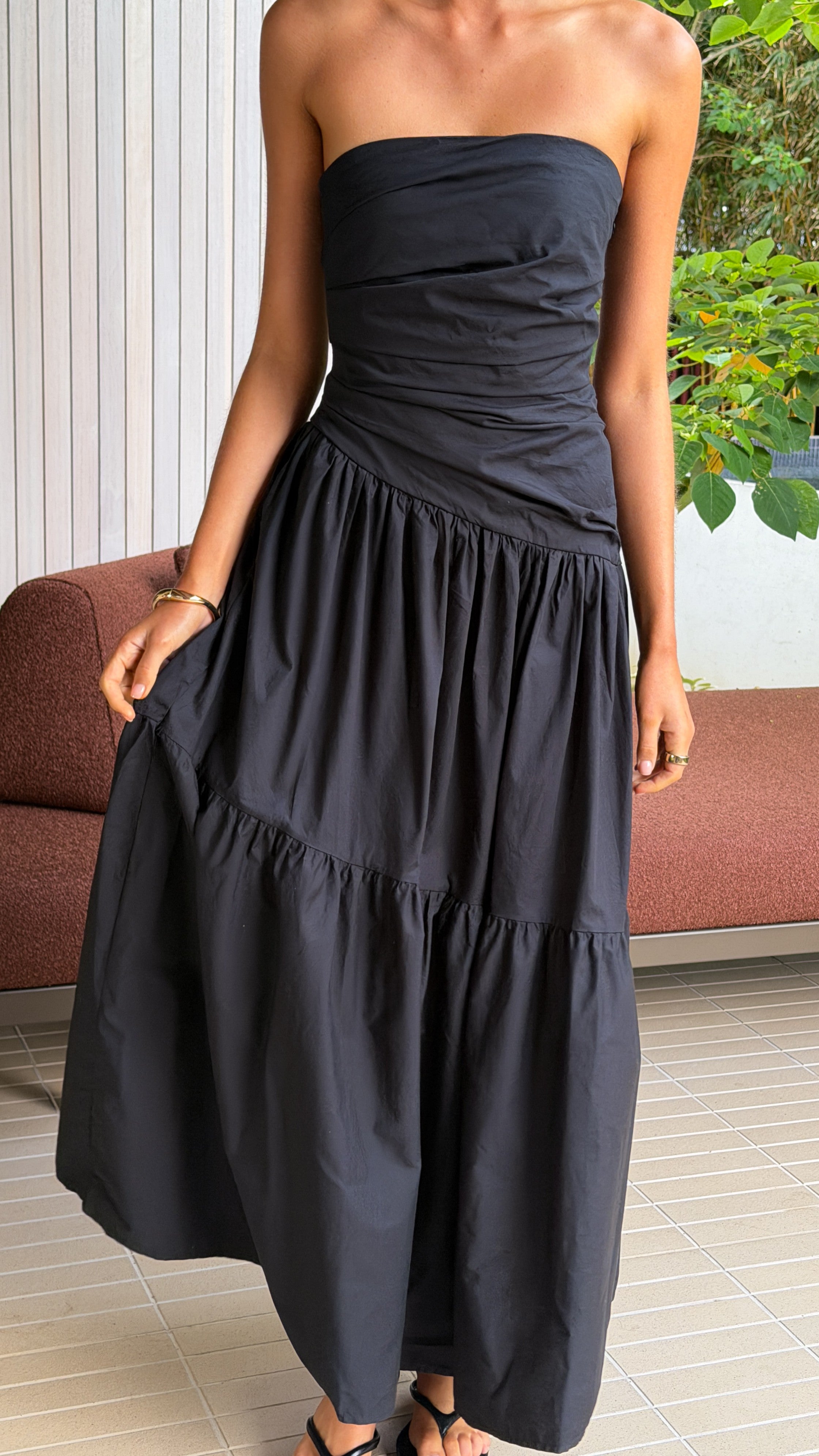 Lola Maxi Dress - Black - Billy J