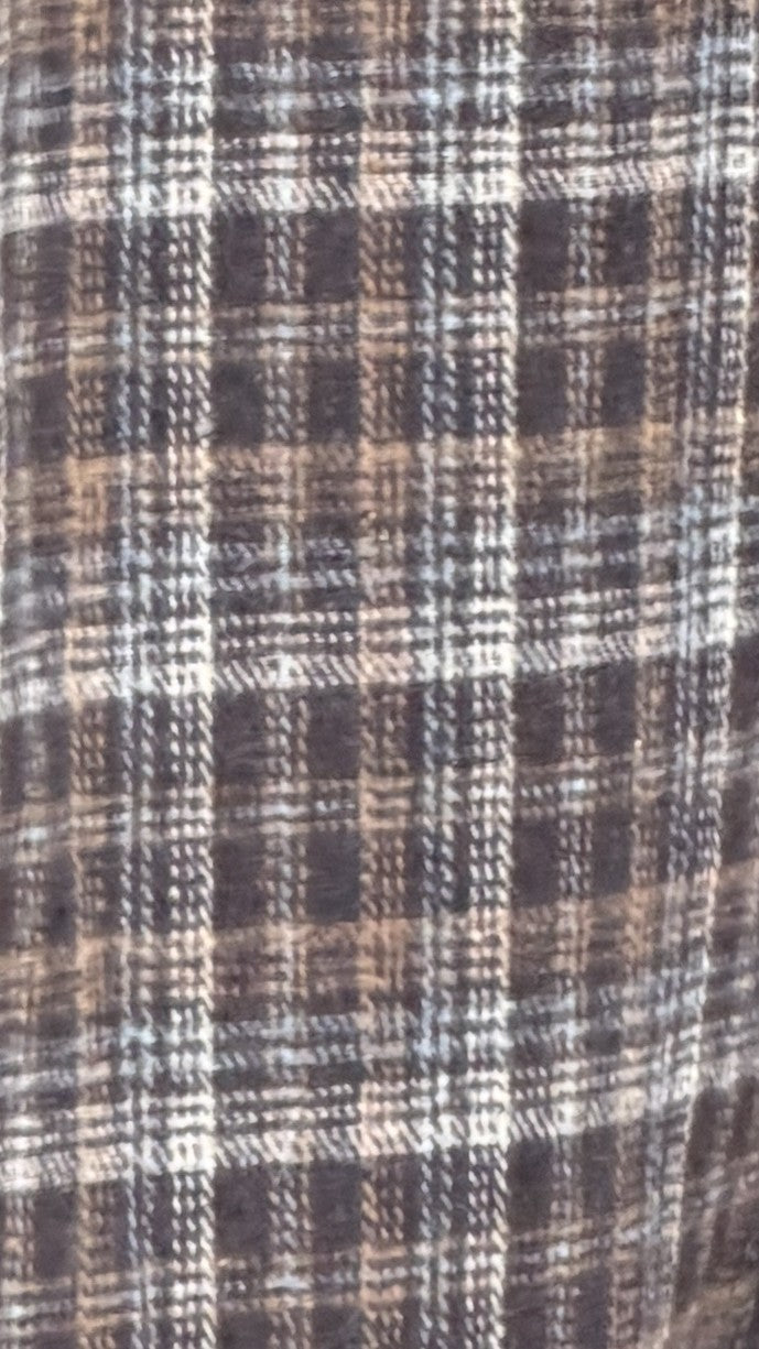 MVN Adrina Coat - Brown Plaid - Billy J