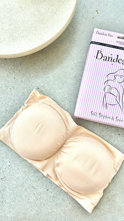 Load image into Gallery viewer, Bandeau Bra - Nude - Billy J
