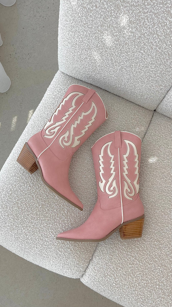 Norva Boot - Pink - Billy J