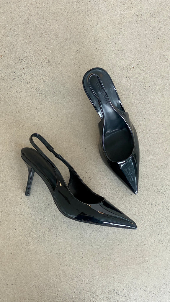 Blondie Heels - Black Patent - Billy J