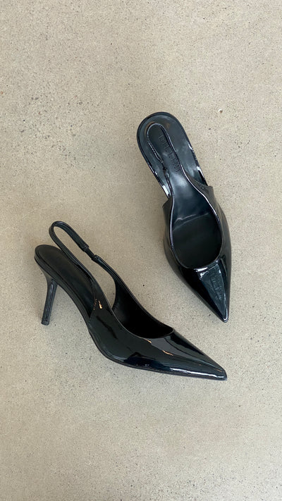 Load image into Gallery viewer, Blondie Heels - Black Patent - Billy J
