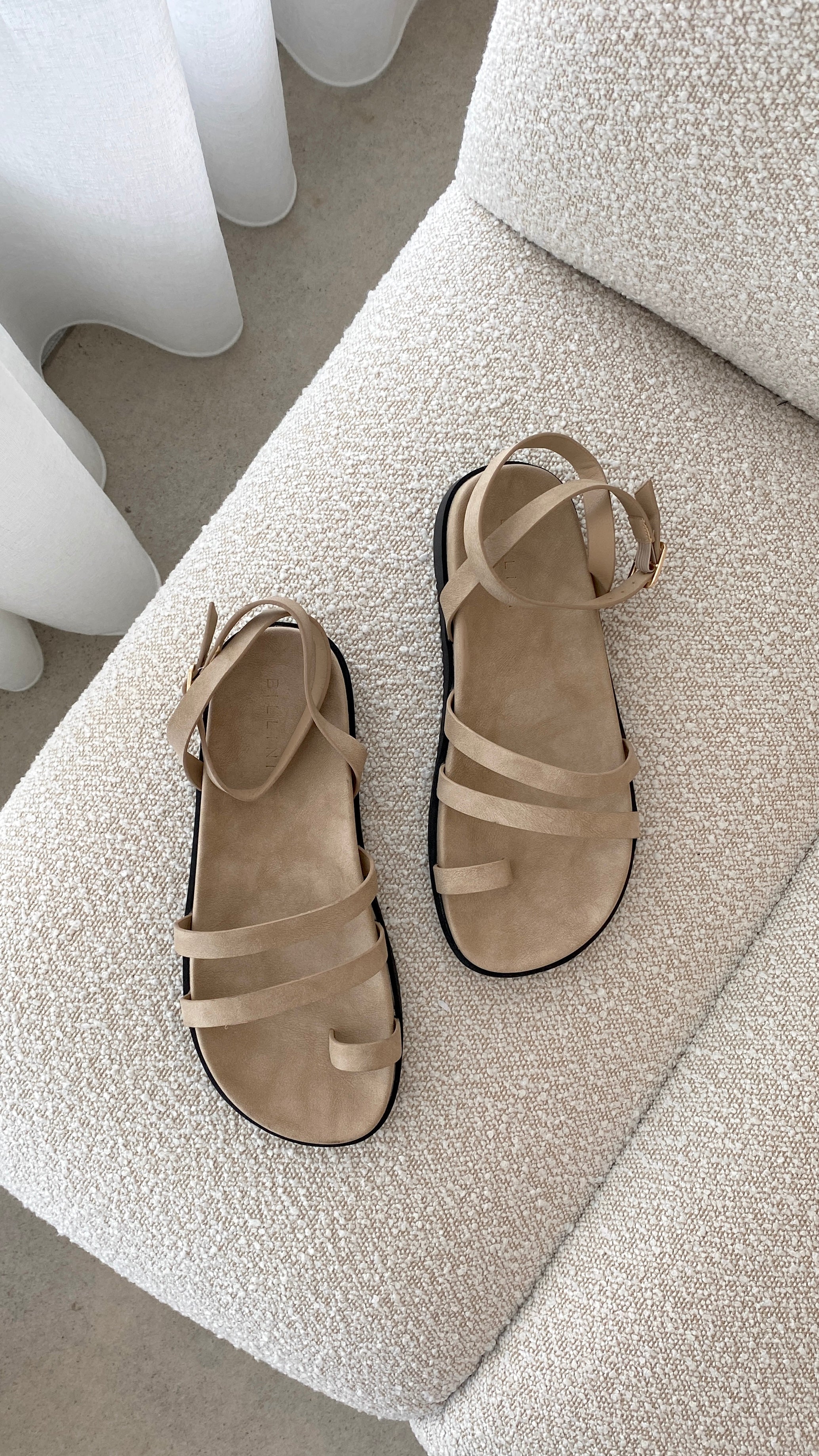 Astrid Sandal - Taupe Nubuck - Billy J