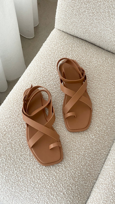 Load image into Gallery viewer, Ushi Sandal - Toffee - Billy J
