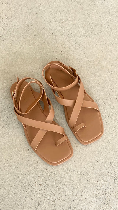 Load image into Gallery viewer, Ushi Sandal - Toffee - Billy J
