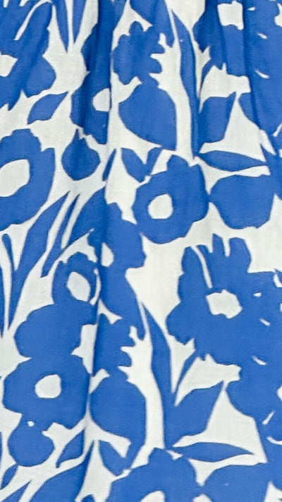 Load image into Gallery viewer, Devon Top - Blue Floral
