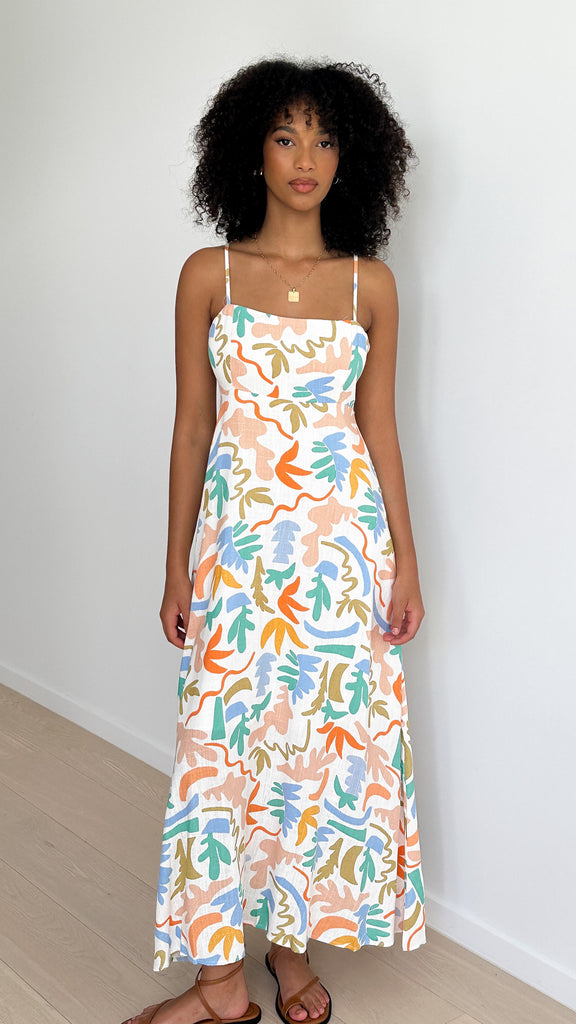 Dissy Maxi Dress - Tierra Print - Billy J