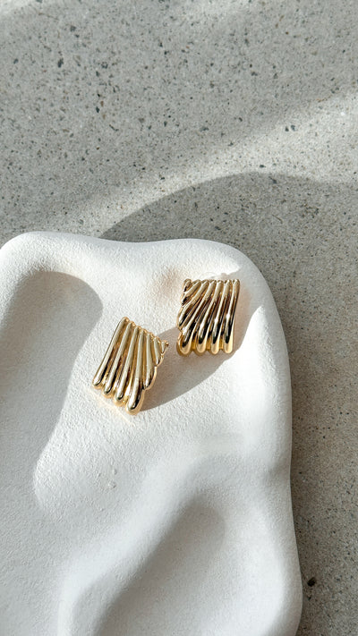 Load image into Gallery viewer, Rina Earrings - Gold
