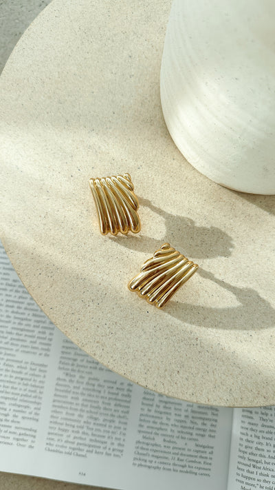 Load image into Gallery viewer, Rina Earrings - Gold - Billy J
