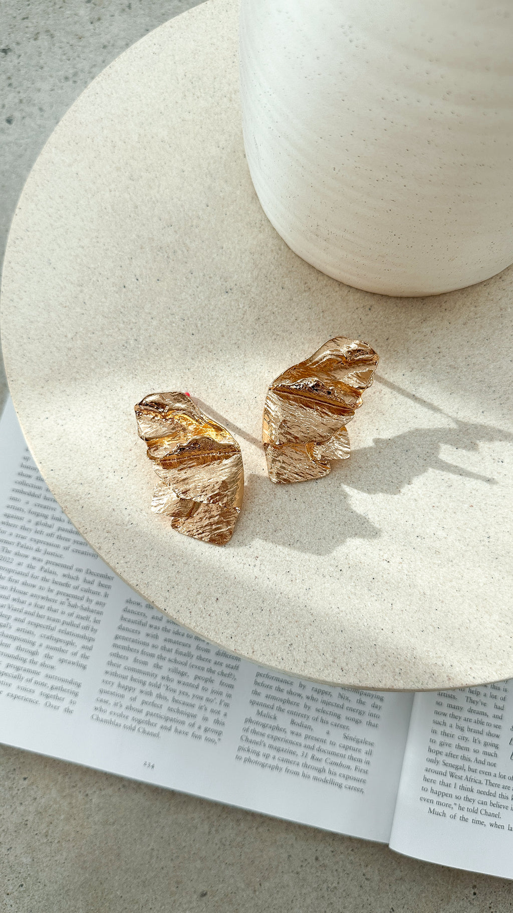 Mase Earrings - Gold