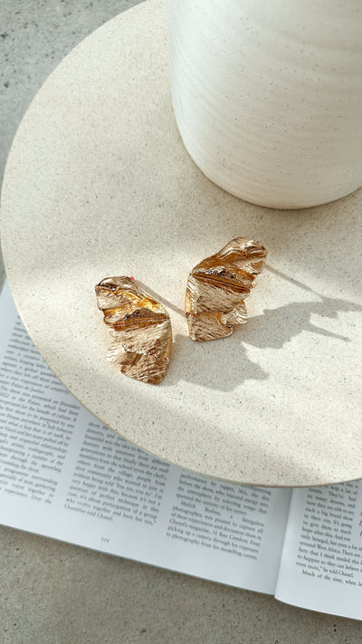 Load image into Gallery viewer, Mase Earrings - Gold
