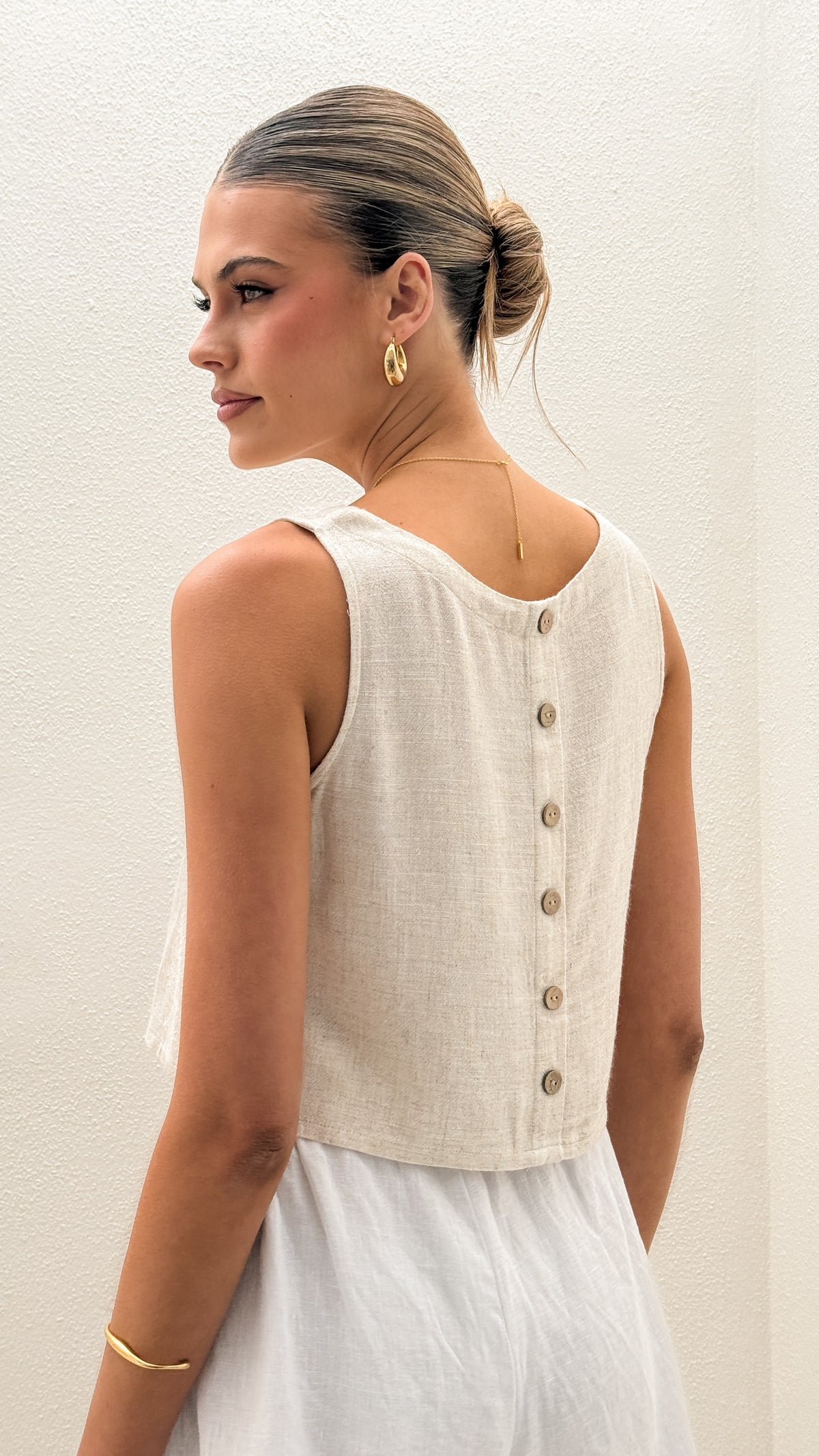 Persephone Crop Top - Natural - Billy J