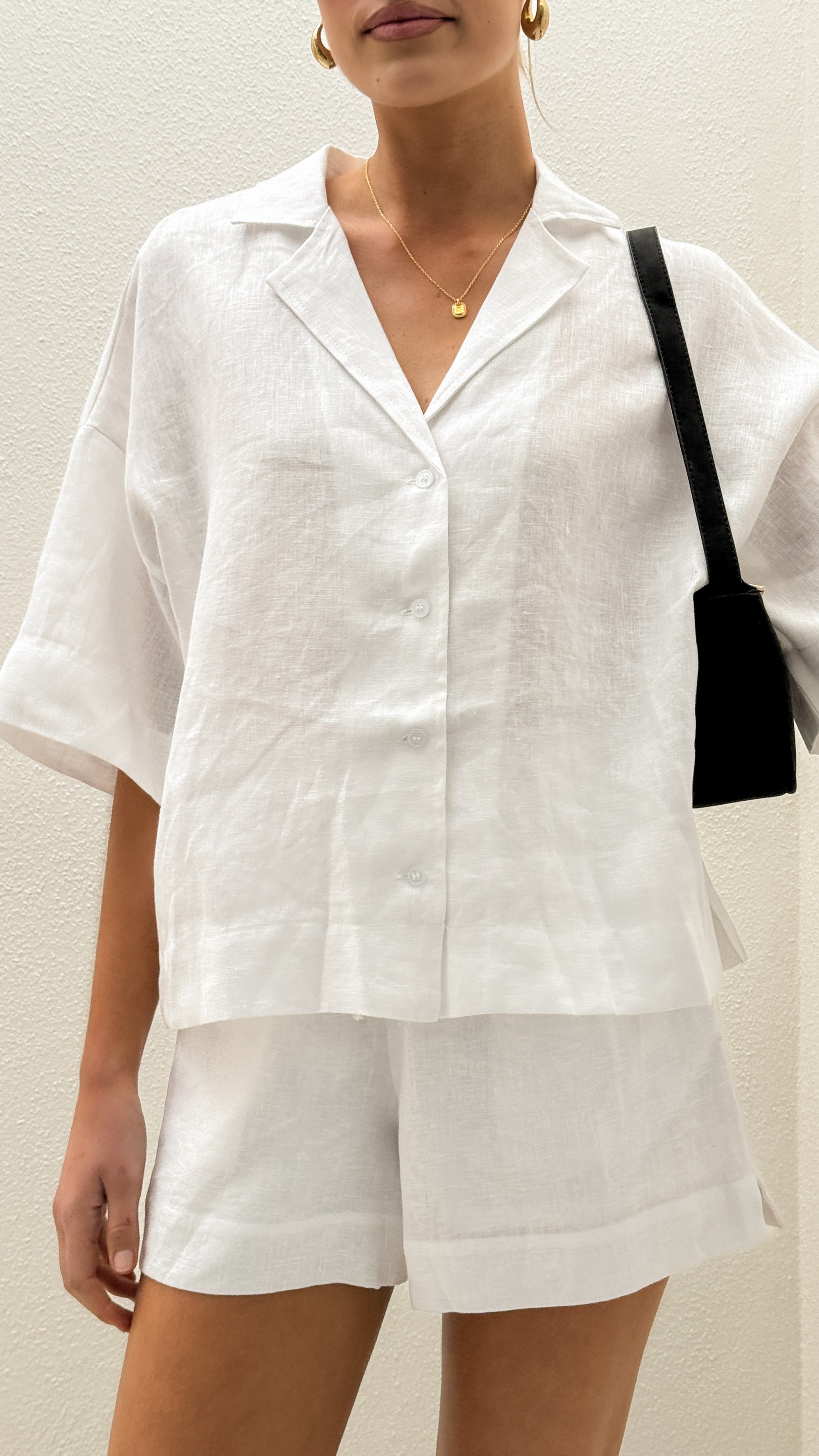 Luna Shorts - White - Billy J