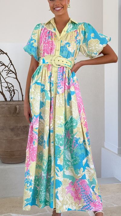 Load image into Gallery viewer, Milan Maxi Dress - Sun Kissed Summer - Billy J
