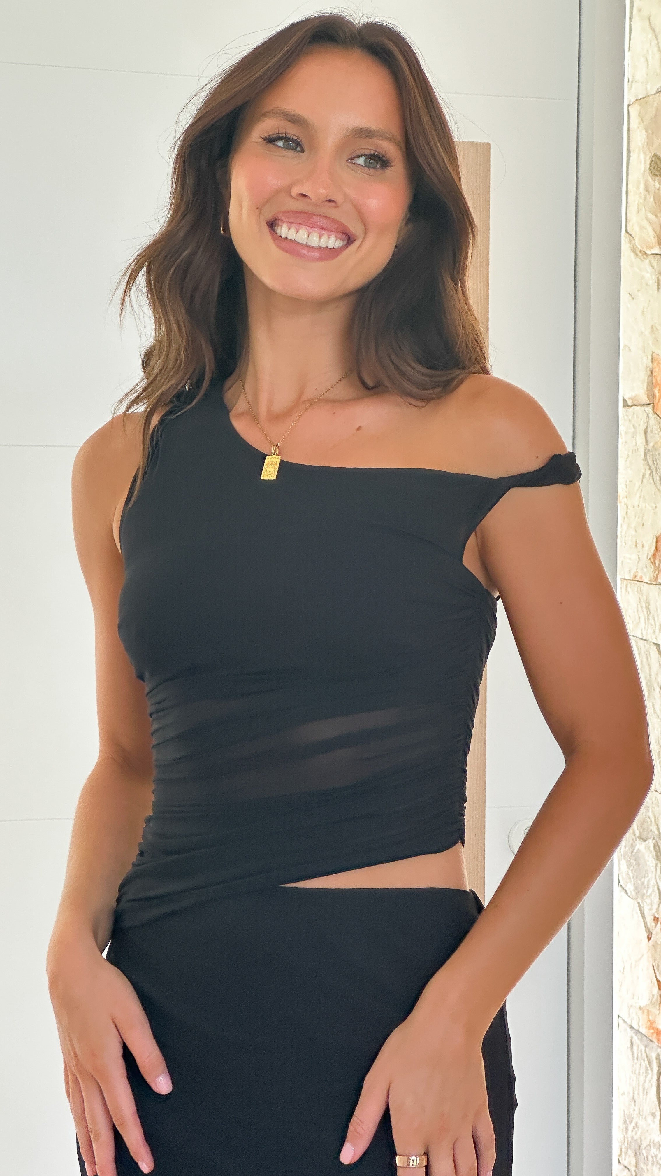 Iantha Maxi Dress - Black