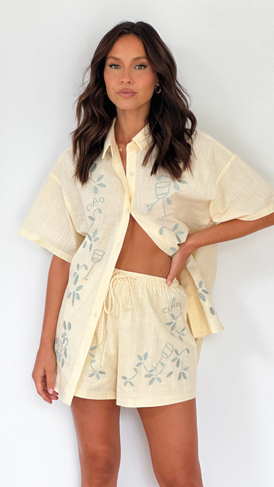 Load image into Gallery viewer, Amirah Button Up Shirt  - Butter Ciao
