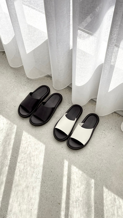 Load image into Gallery viewer, Nellie Sandals - Black

