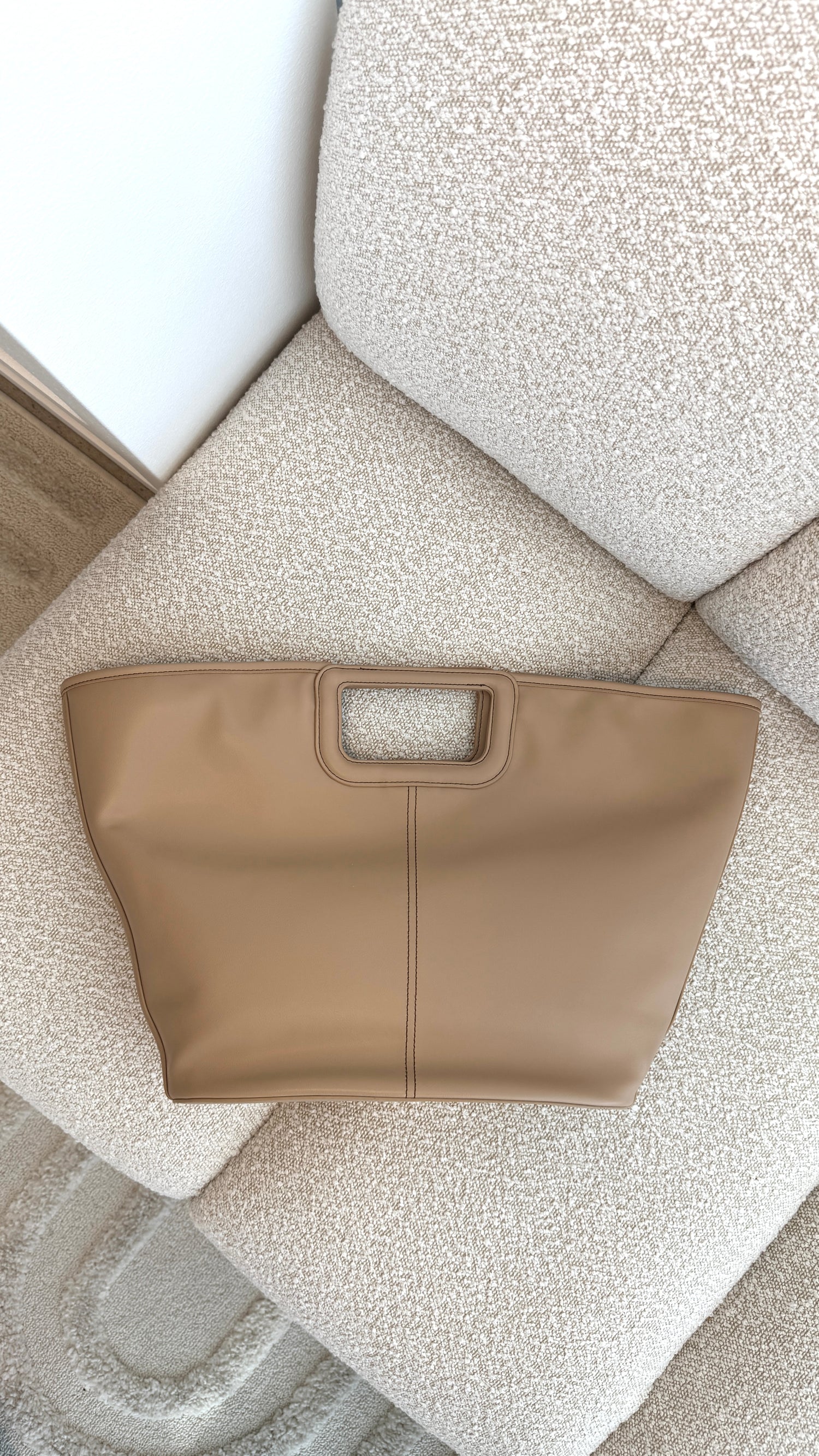Stitched Tote Bag - Nude - Billy J