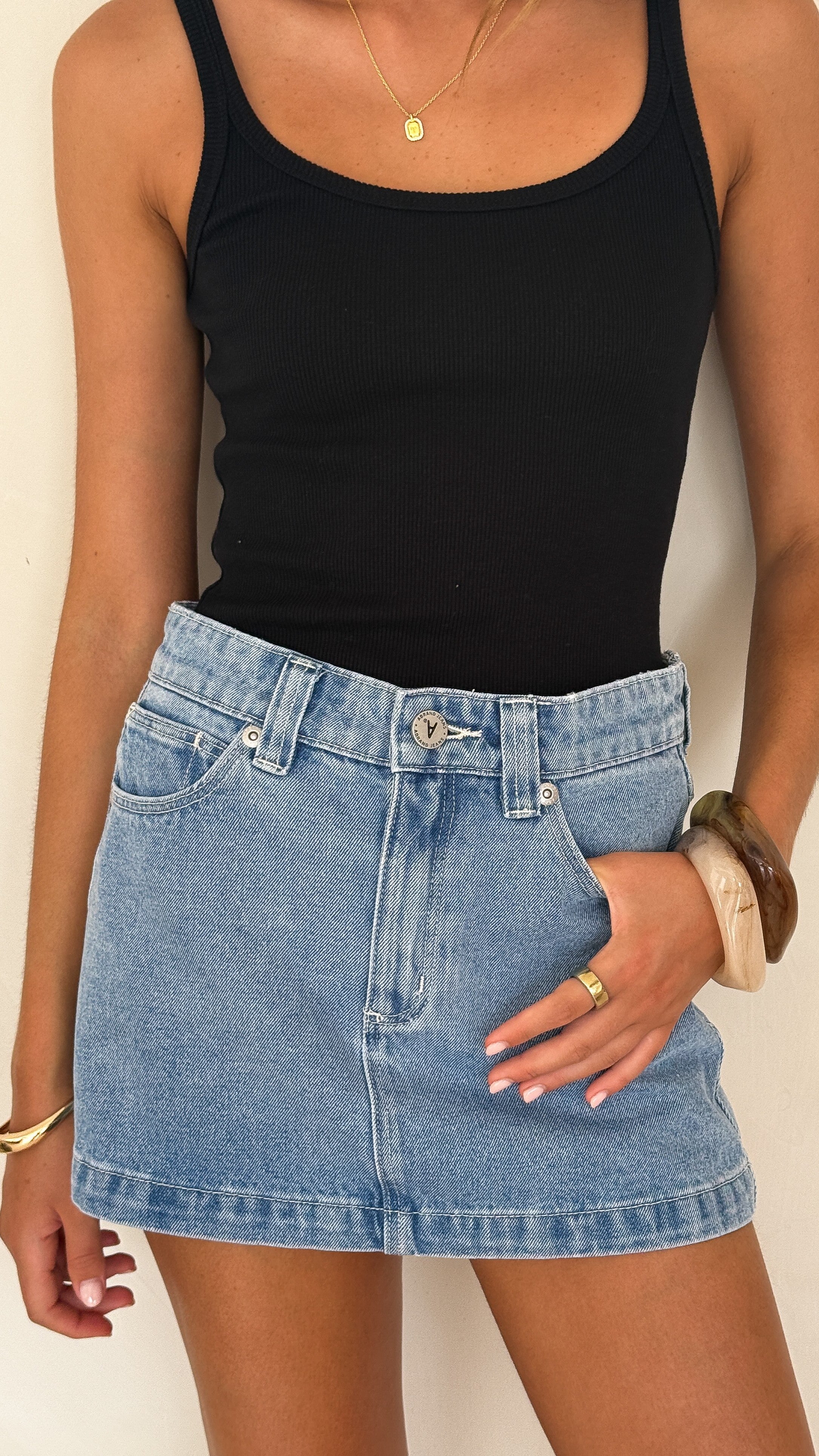 Abrand Aline Mini Skirt - Jordan - Billy J